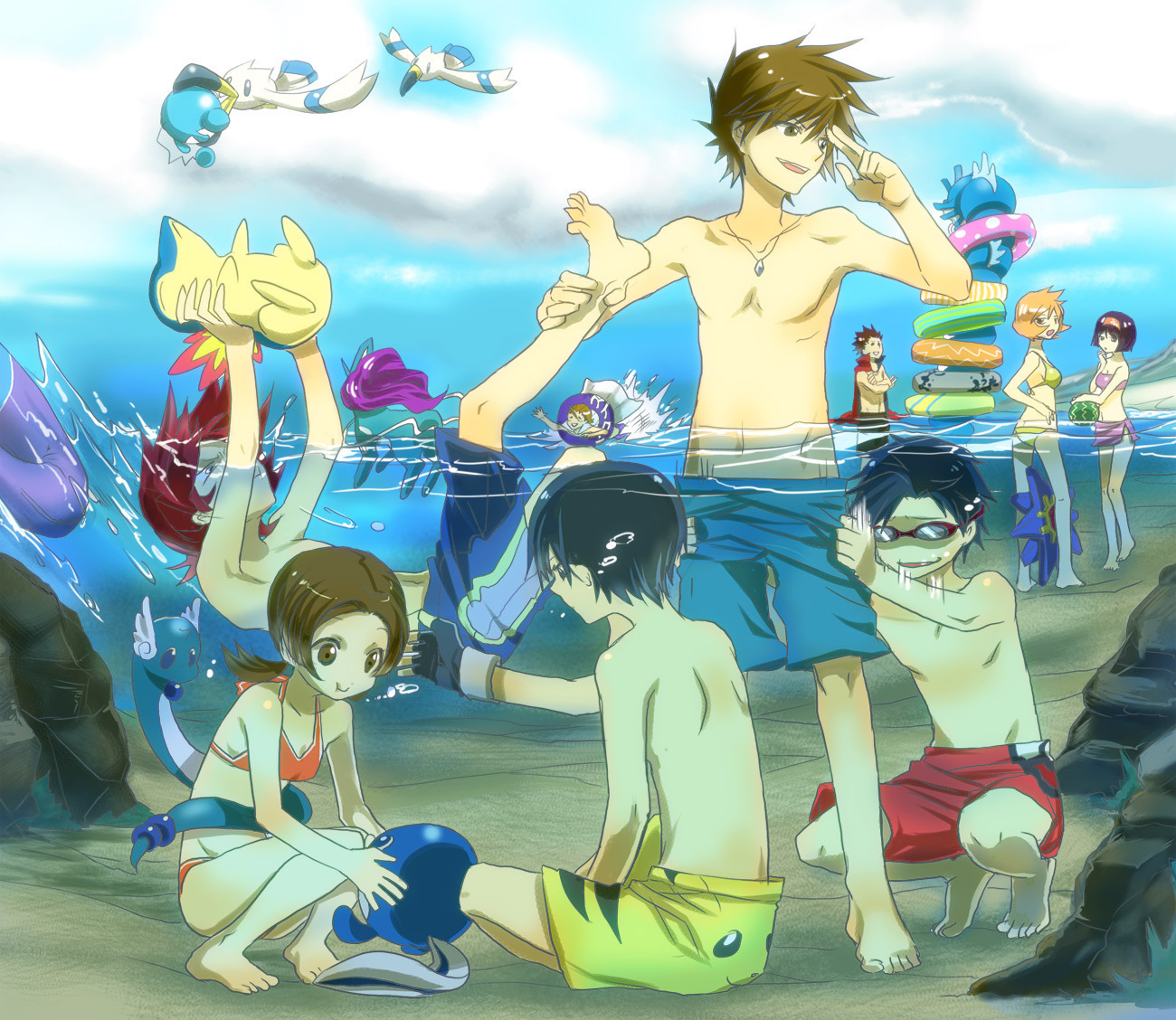 Anime Beach Party - Página 2 HG-SS-Play-at-the-Beach-pokemon-18757427-1300-1128