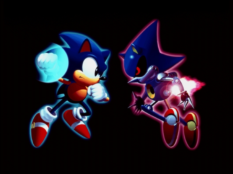 Como recolorir imagens 3D no GM Studio? Sonic-Vs-Metal-Sonic-sonic-cd-19090945-800-600