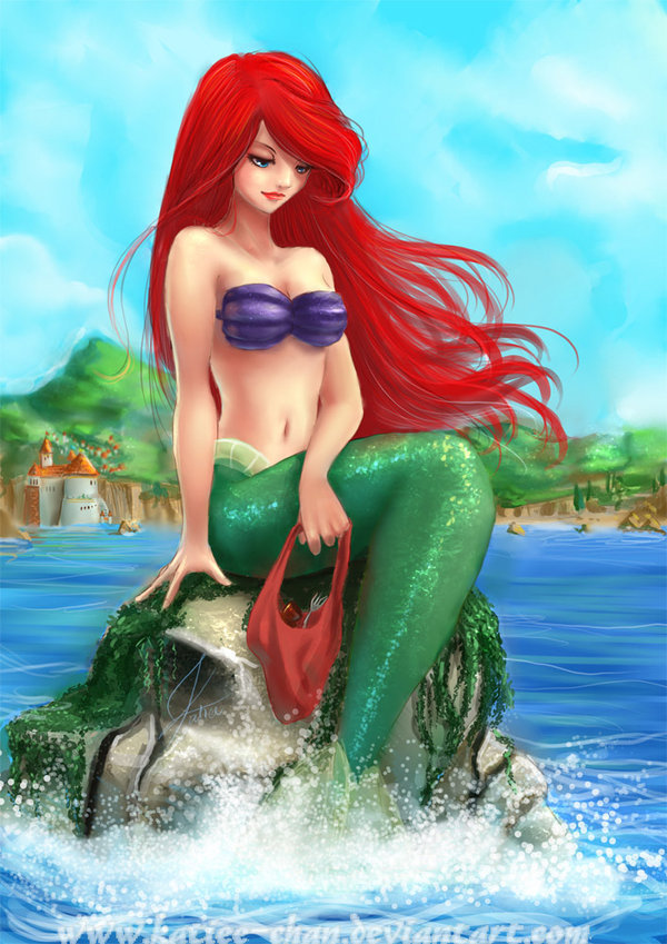 [Fan Arts] La petite sirène, sur la toile - Page 38 Ariel-ariel-22330101-600-849