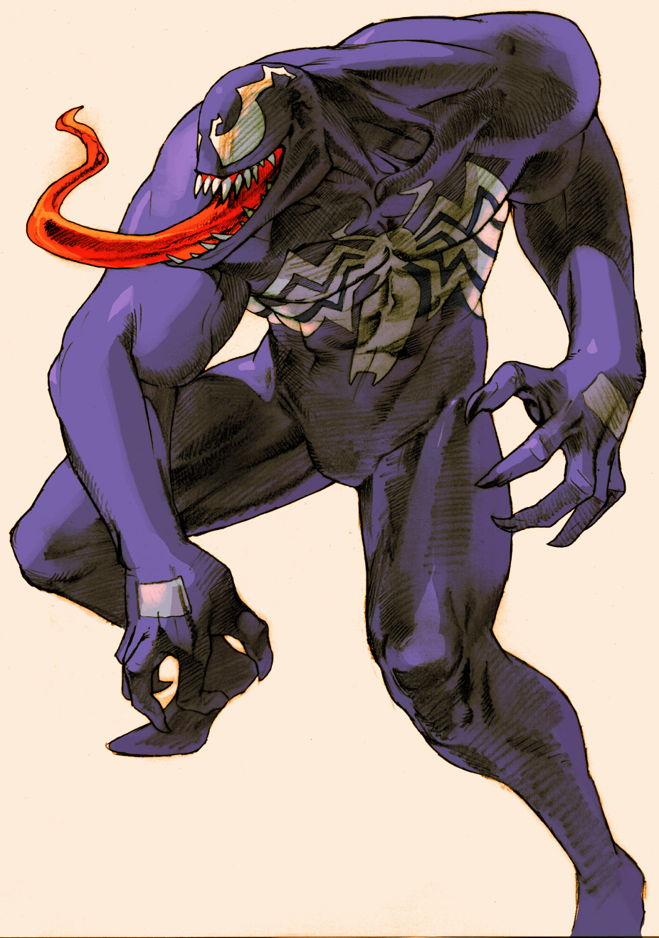 Capcom VS Mark Bagley {Spider-Man} Mvc2-venom