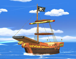  Brawl - Guide to unlocking stages (complete) :Arrow: 256px-Pirateship