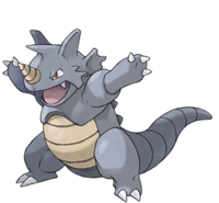 Lista de Pokémon de la primera generación 200px-Rhydon