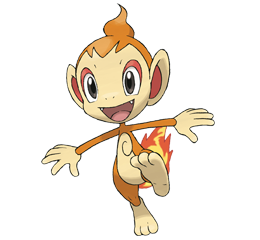 my first pokemon Chimchar