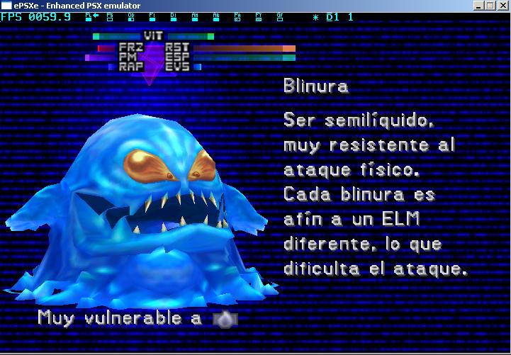 Bestiario - B Blinura_FFVIII