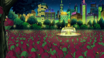 Plazuela de Magnolia Castelia_Central_Plaza_anime_2