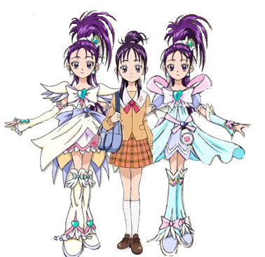 Personagens do Futari wa Precure Splash Star Mai%26Egret%2C_Windy