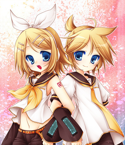 Ficha De Descripción Vocaloid. Rin_y_Len_Kagamine