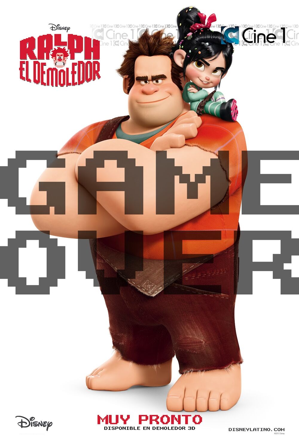 Wreck-it Ralph(Ralph el demoledor) 1000px-Ralph_El_Demoledor_a_Cine_1