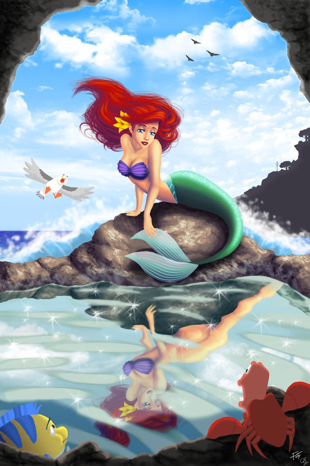 [Fan Arts] La petite sirène, sur la toile - Page 38 Ariel-ariel-25063527-627-941