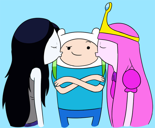 My Obsession -Marceline-Finn-and-Princess-Bubblegum-adventure-time-with-finn-and-jake-25461783-500-414