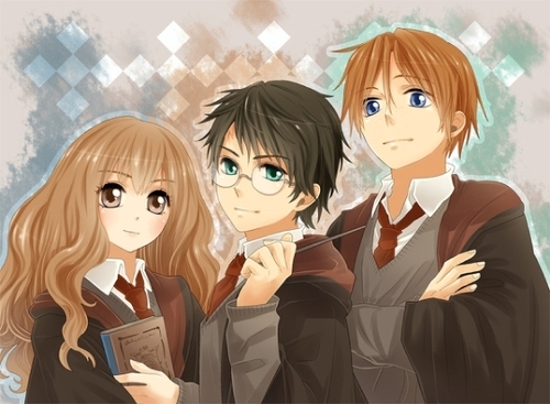 Dedicale una foto de Harry Potter al de arriba¡¡:3 -harry-potter-anime-26007863-500-367