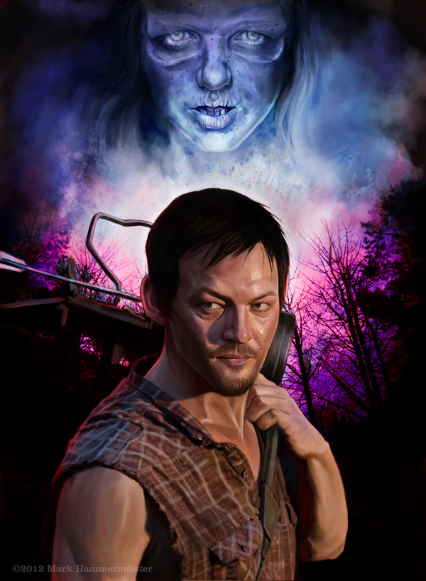 Fan Art que encontre por aqui y por alla... The-Walking-Dead-Daryl-Dixon-the-walking-dead-30312765-600-818