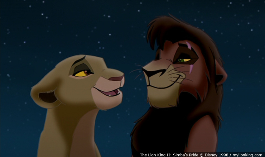 Fotos muy lindas Kovu y Kiara: Kiara-kovu-lion-king-couples-31045786-850-504