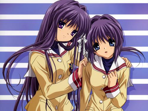 Your fav anime twins ^^ Kyou-and-ryou-clannad-31660529-500-375