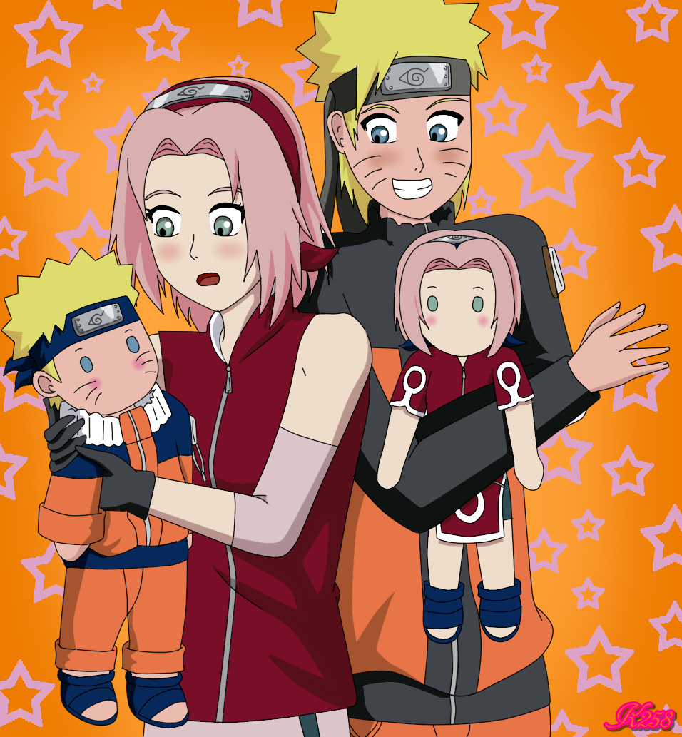 cada uno con su muñeco NaruSaku-Happens-Rules-narusaku-family-33442011-956-1033