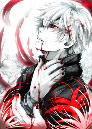 Resurrection of the BLOOD {{รวมเหล่าอมตะฝ่าวิกฤติแวมไพร์}} : รับสมัครตัวละคร Kaneki-Ken-tokyo-ghoul-39626532-357-500