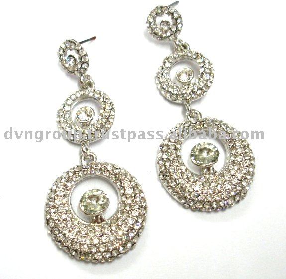 مجهورات برلنط حلق اللوزة Wedding_Earring_Indian_Traditional_Earring_Chandelier_Earring_Long_Earring_Designer_Earring_