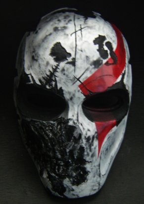 Zax Fried Army_of_two_rios_the_40th_day_paintball_airsoft_mask_god_of_war_theme