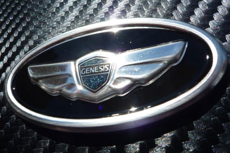 Exterior & Interior 3D_WING_Steering_Wheel_Emblem_Genesis_Coupe_2010_2011_2012_2013