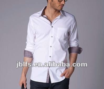 قمصان بلون أبيض Fashion_mens_white_shirt