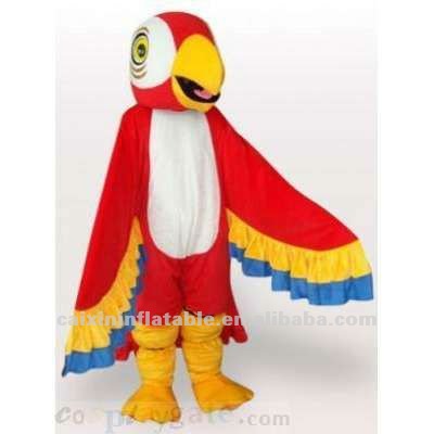 Noche de talentos Red_parrot_Mascot_Costume_for_advertising_promotion_festival