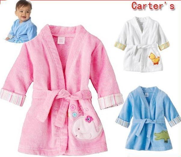 دلع :: بعد الاستحمـــــام :: شويــة دلـــع بالصور Wholesale-Carter-s-Baby-Bath-Robe-New-politburo-s-Carter-towel-bathrobe-cotton-baby-in-vovov