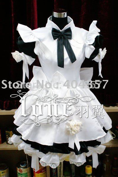 Maid Cafe Free-shipping-Gothic-Lolita-Cosplay-Costume-Home-Maid-Sissy-Dress