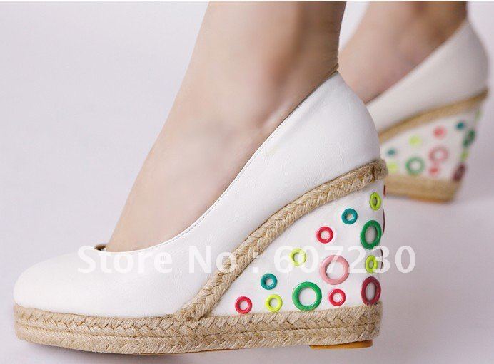 شنط  واحذيه  1 Free_shipping_kvoll_brand_newest_design_shoes_wedge_heel_shoes_size_34_39undefined
