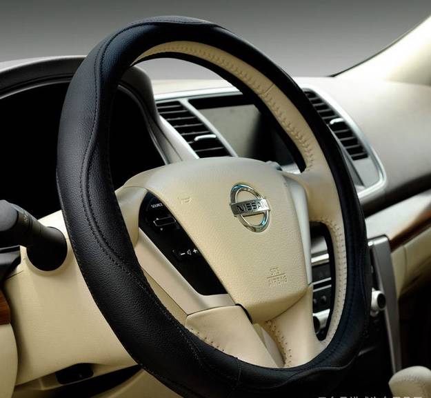 Premium High-Grade Microfibre Leather Car Steering Wheel Cover (New) 720069247_o