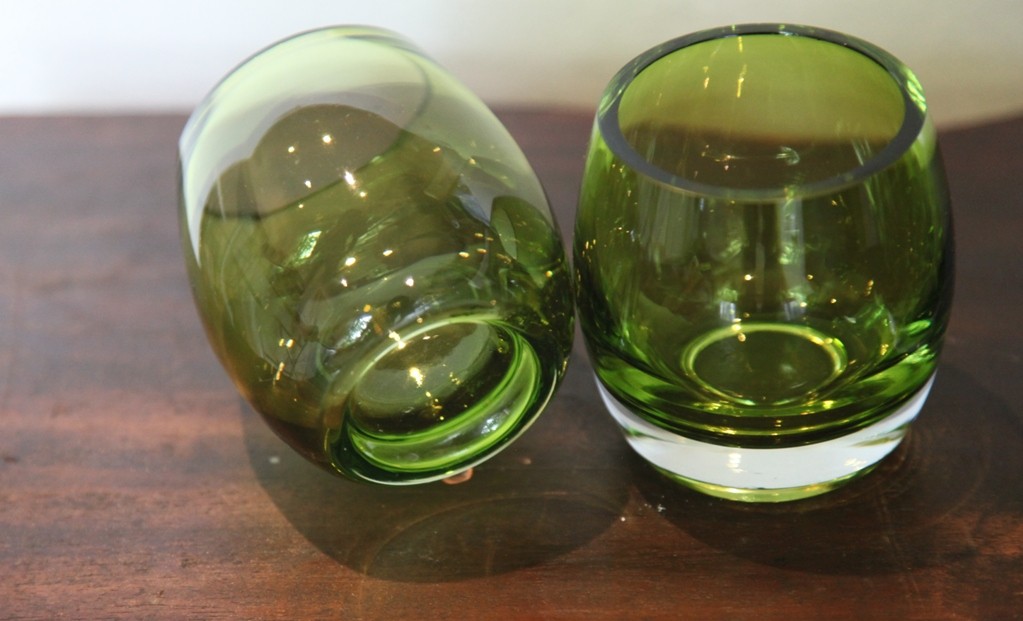 Green drinking glasses, Scandinavian? 693038413_o