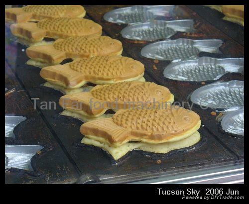 Taiyaki: bánh nướng cá tráp biển Used_taiyaki_maker