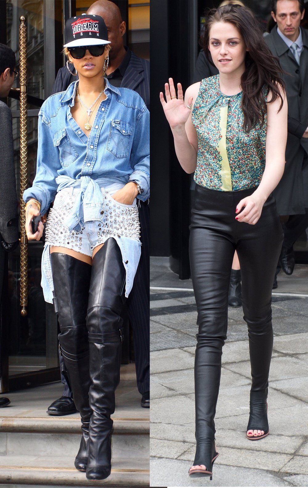 Rihanna y Kristen Stewart: Ejemplos de como no lucir el cuero Fotonoticia_20120306172145