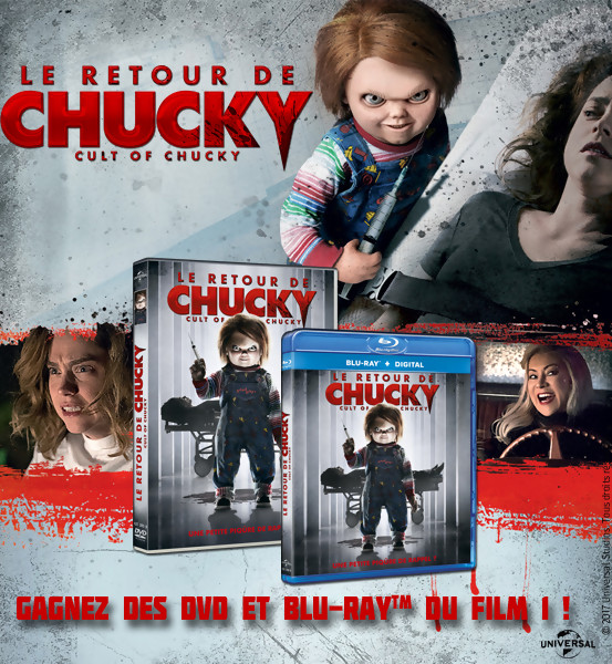 un DVD ou un Blu-ray du film "Le Retour de Chucky" 59e9c1bfc207a