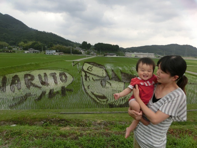 Faire de l'art......avec des champs de riz!! Otaku-ricefield Ku-xlarge