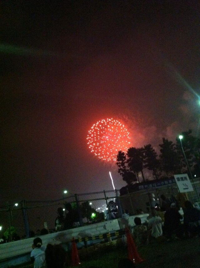 Des feux d'artifice thmatique d'anime et de manga cette t au japon Ku-xlarge