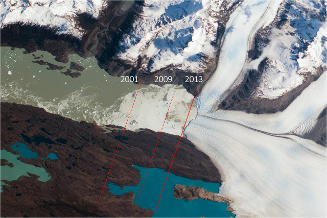 El preocupante retroceso en 12 años de un enorme glaciar en Argentina Ku-xlarge