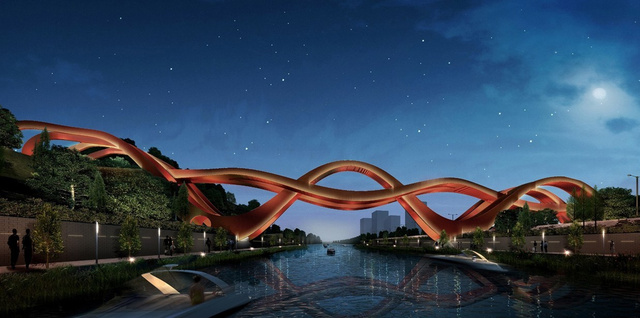 China construirá este futurista puente inspirado en la cinta de Möbius Ku-xlarge