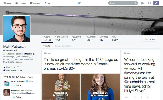 Twitter está probando un nuevo diseño más parecido a Facebook Ku-xlarge