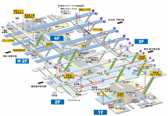 Les station de metro au japon, prparez vous a jouer a D&D Hakata