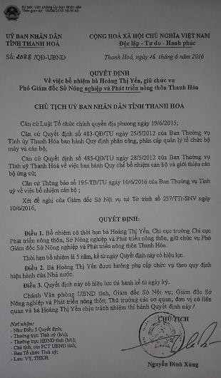 Một Sở ở Thanh Hóa có tới 8 Phó giám đốc, ngân sách đâu nuôi nổi lãnh đạo? BonhienbaYen_1