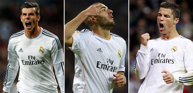 La BBC del Real Madrid ofrece espectáculo y goles 1383214019964