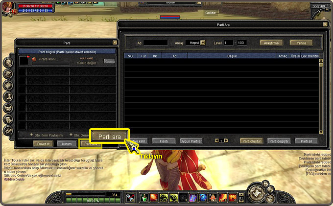 Yeni Başlayanlar İçin Silkroad Online İlgili Tüm Bilgiler. Party_matching1_2