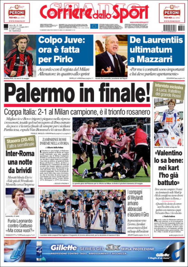 [ARQUIVO] Capas dos Jornais Desportivos II - Página 39 Corriere_sport.750