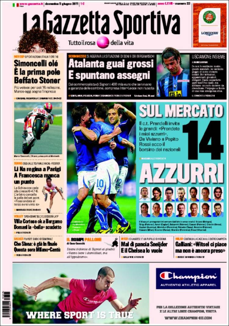 Capas dos Jornais Desportivos - Página 8 Gazzetta_sport.750