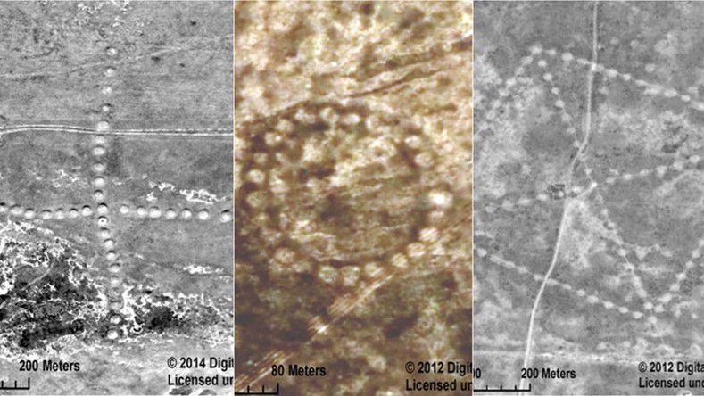 La NASA publie des images d'immenses géoglyphes situés au Kazakhstan et datant de 8 000 ans Ob_59394e_5634cc1cc3618891388b4601