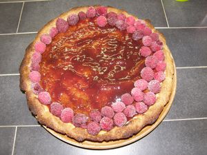 tarte à la framboise 030