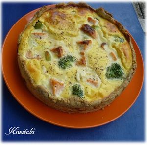 Tarte Saumon - Brocoli au graine de pavot Tarte-brocoli-saumon3