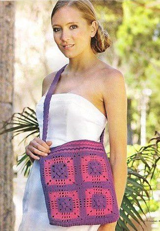 alot of wonderful bags with Patterns - كروشيه / حقائب رائعة مع البترون Sac-granny