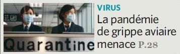 H7N9: le journal le Soir prépare l'opinion et distille la peur COUVERTURE-LE-SOIR-3-MAI-2013