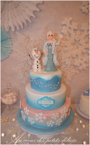 fetons les anniversaires - Page 14 Gateau-la-reine-des-neiges